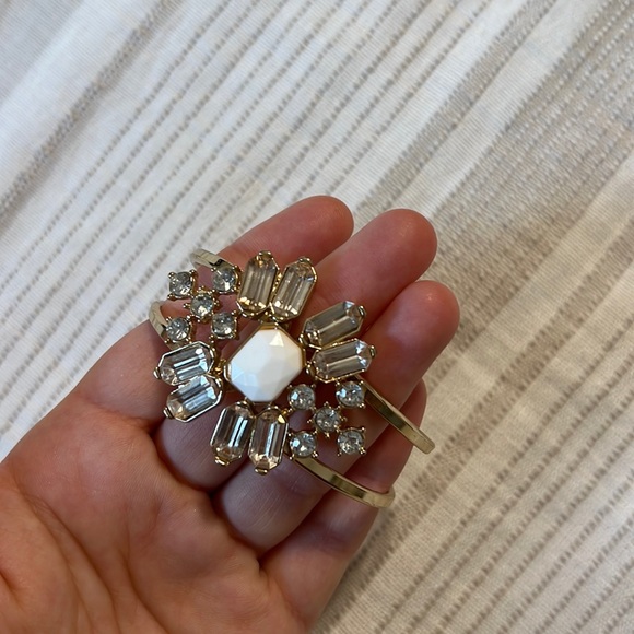 Gold Gem Cuff Bracelet - Picture 3 of 7